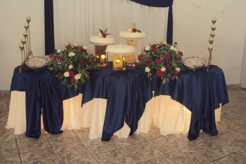 Mesa decorada