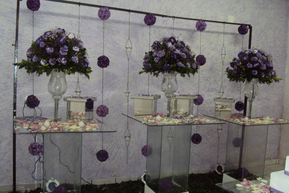 Mesa decorada