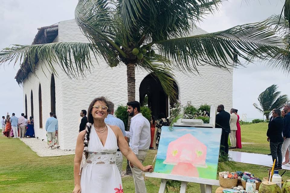 Pintando