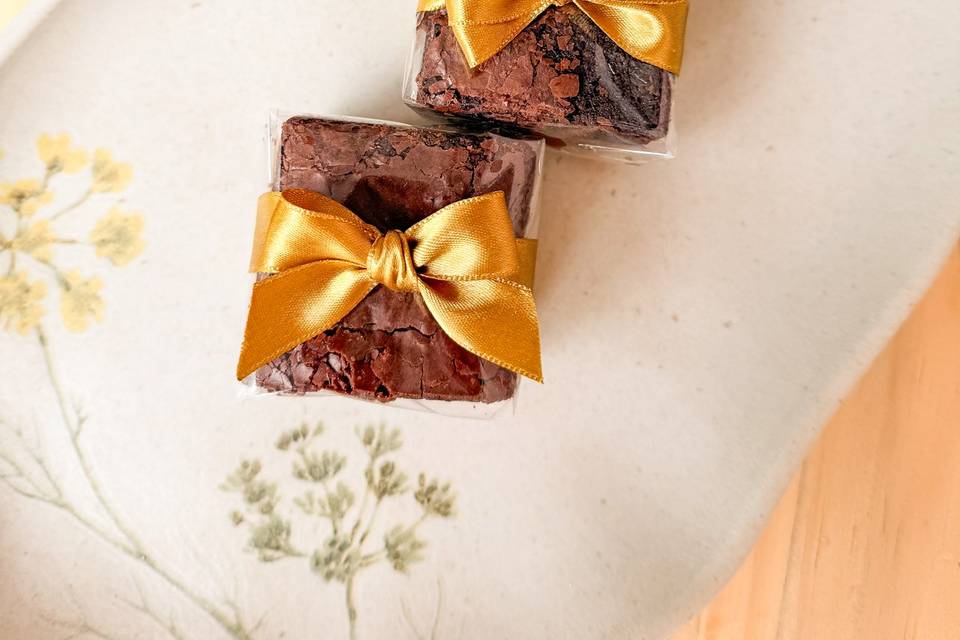 Bem-casado de brownie