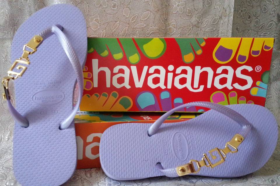 Coruja Havaianas Customizadas