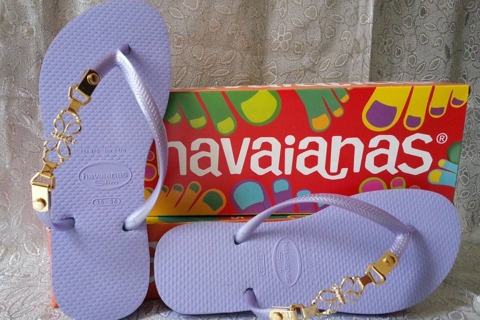 Coruja Havaianas Customizadas