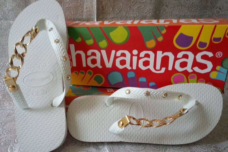 Coruja Havaianas Customizadas