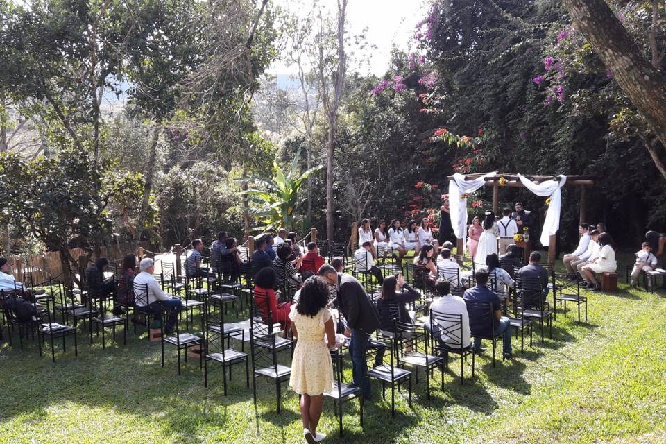 CASAMENTO CLUBE AURORA BRUMADINHO, DECORAÇÃO EM TECIDOS, BO…