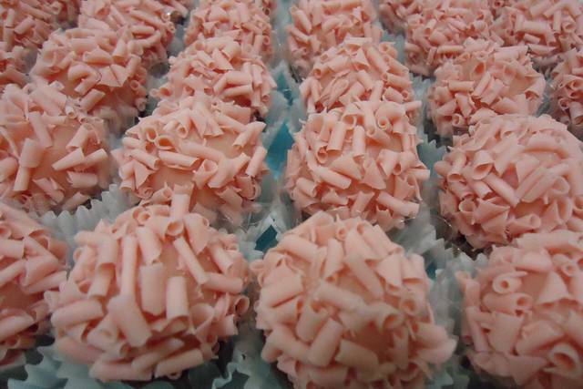 Brigadeiro com Blossons