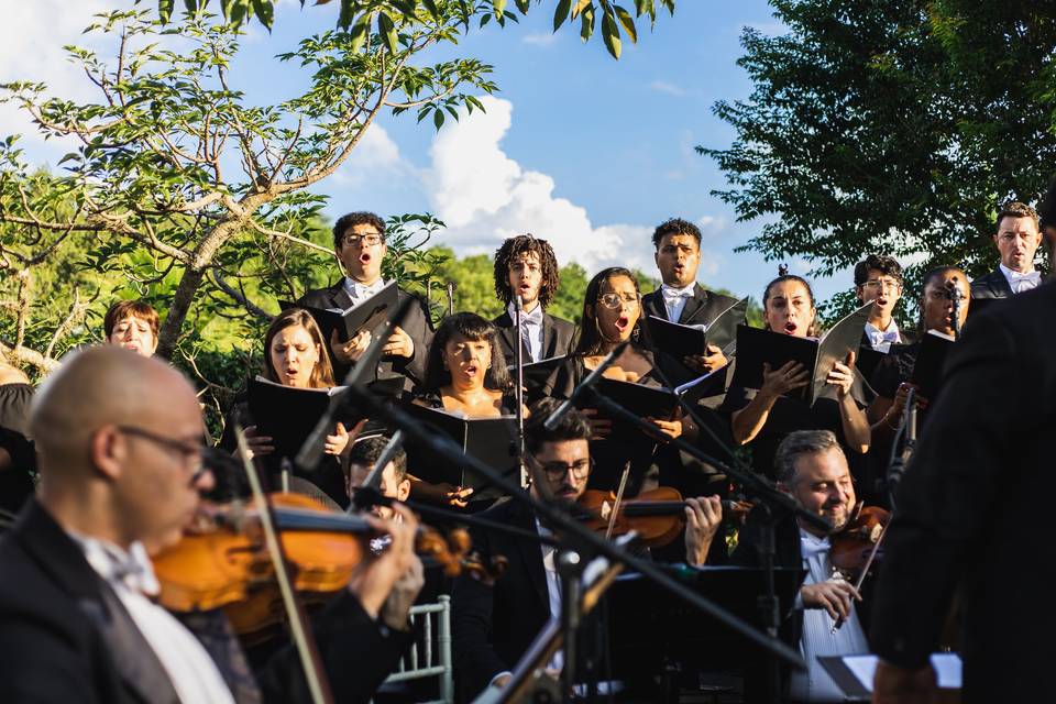 Orquestra com coral