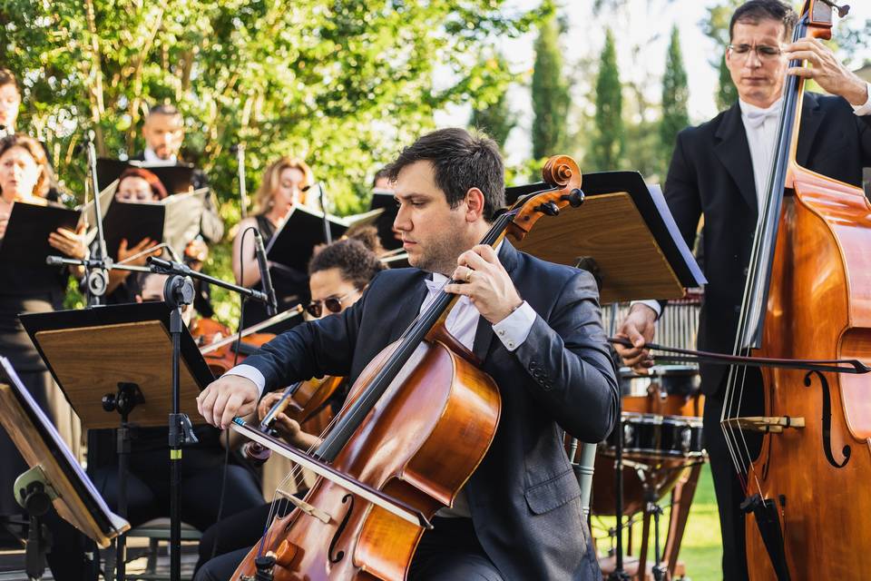 Orquestra com coral