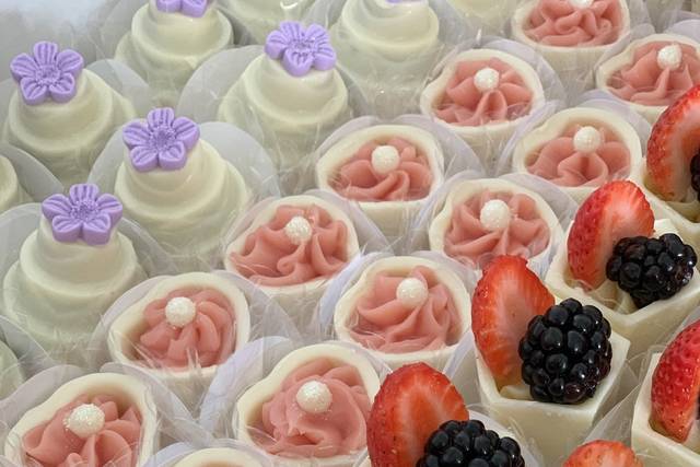 Cachepô com frutas