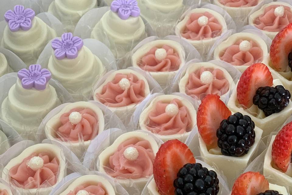Cachepô com frutas
