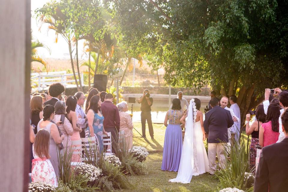 Casamento ao ar livre