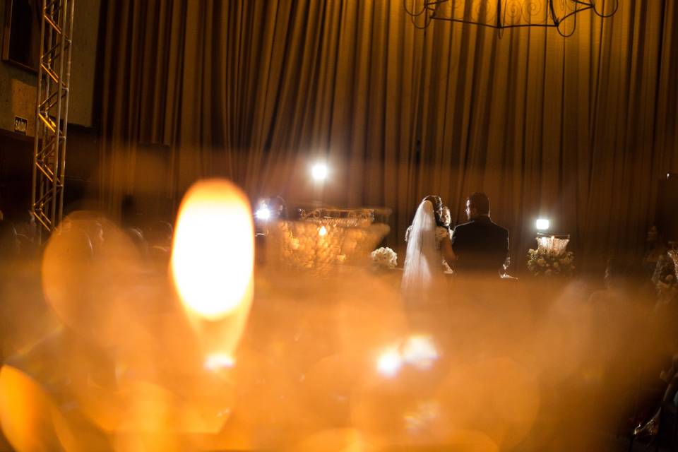 A luz de velas