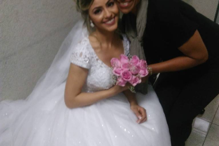 Noiva feliz