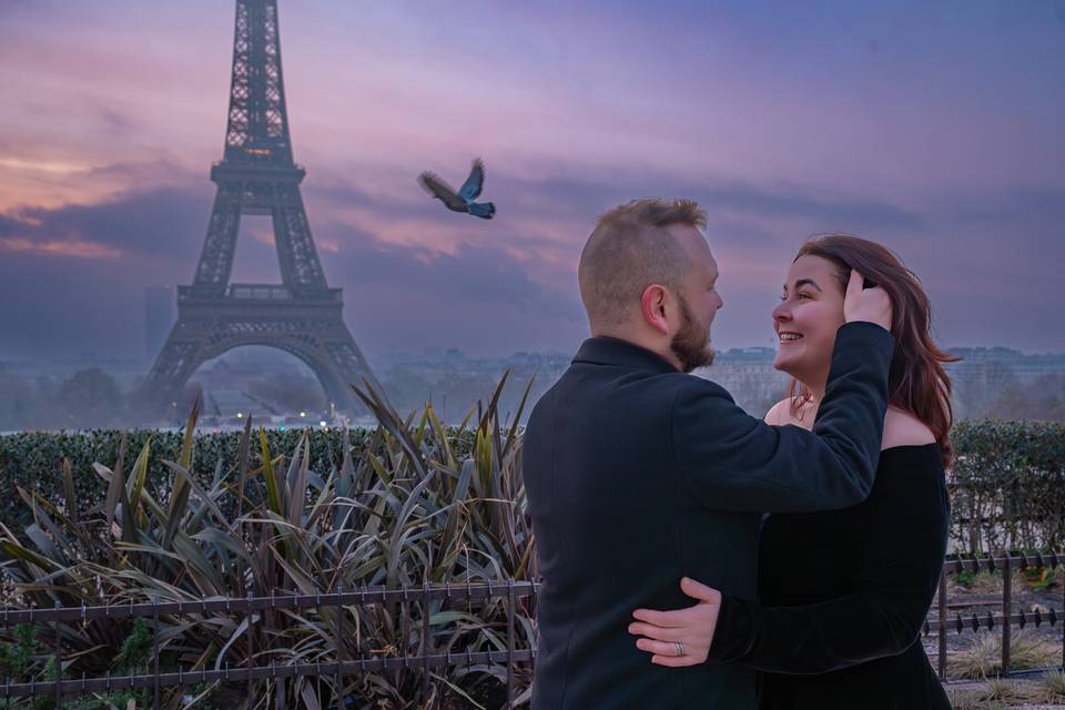 Ensaio casal na Europa