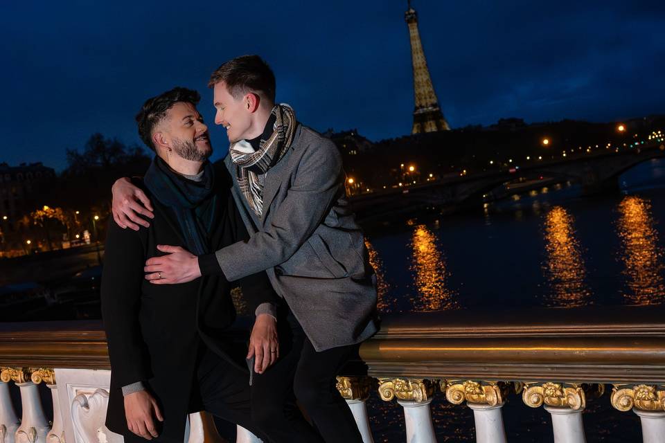 Noivos em Paris