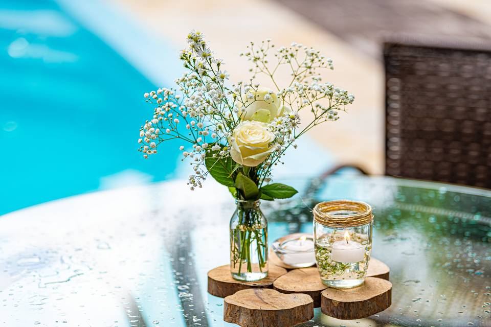 Detalhe do casamento
