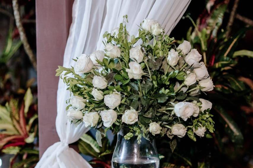 Mesa de bem casados no campo