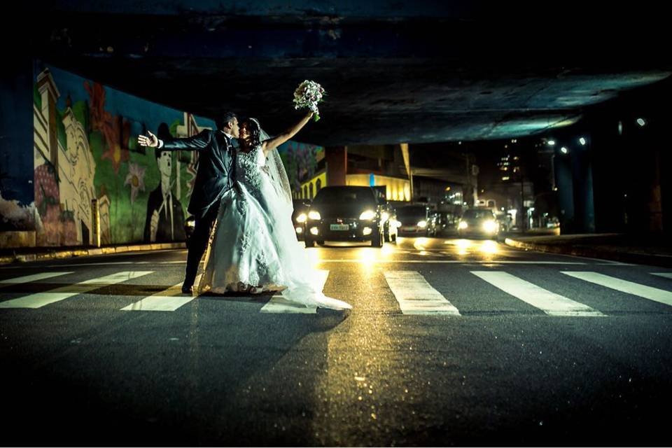 Casamento de parar o trânsito