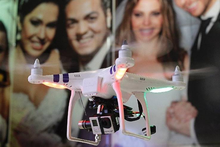 Drone no casamento