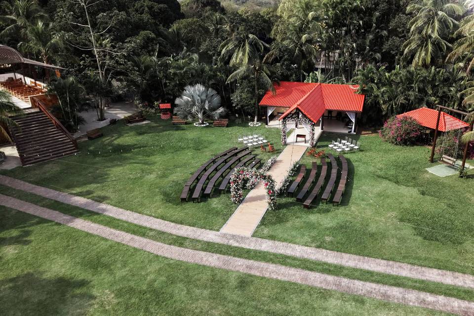 Drone na cerimônia