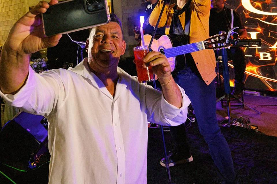 Curtição dos convidados
