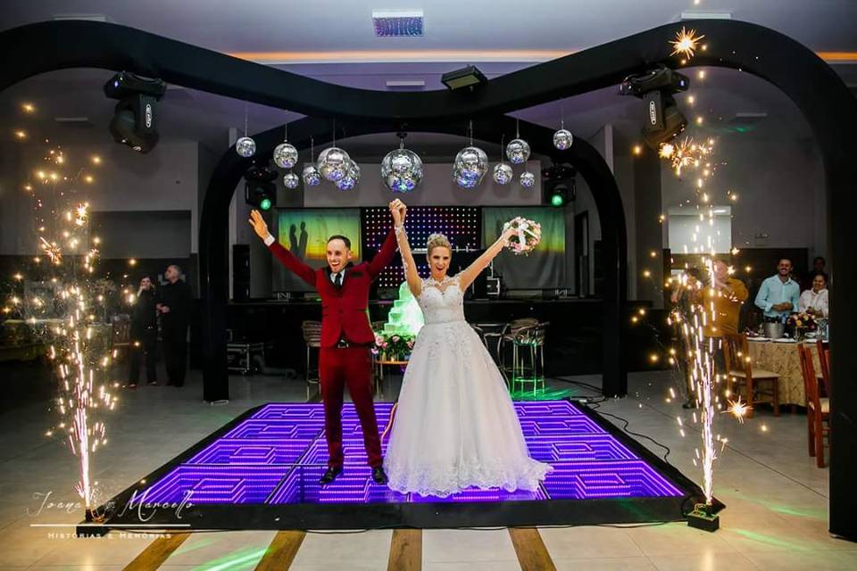 Pista de Led 3D infinity