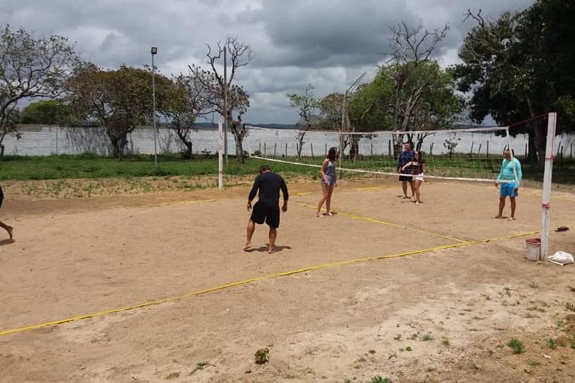 Espaço para voleibol