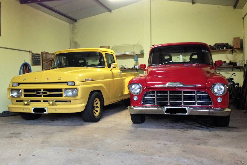 Ford 69 e Chevrolet 56