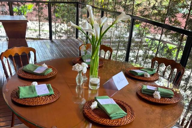 Mesa de convidados