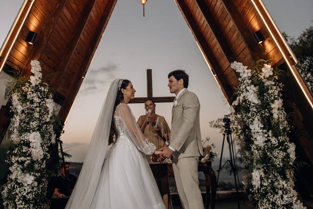 Casando em uma cabana