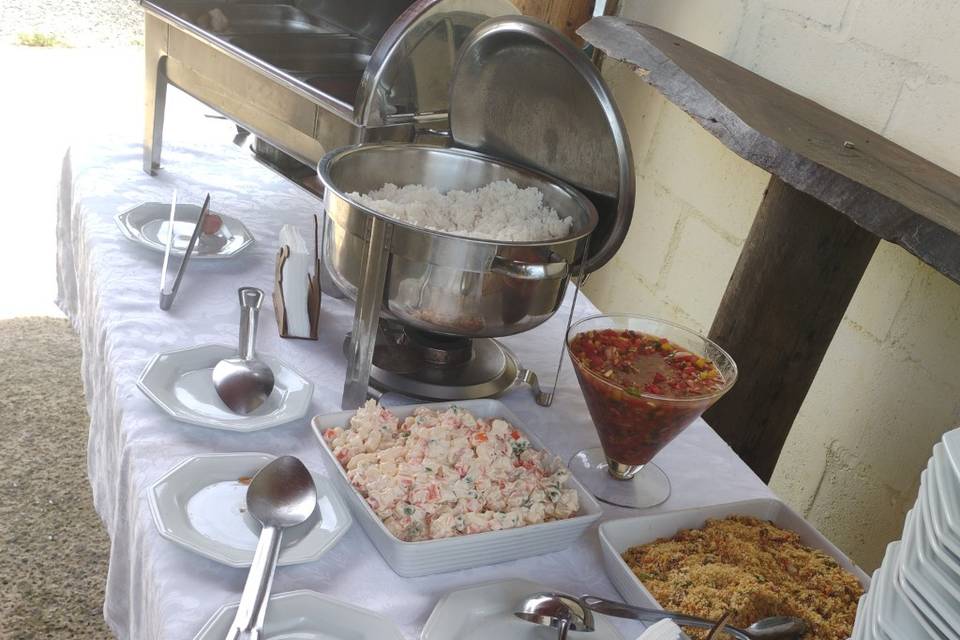 Mesa do buffet