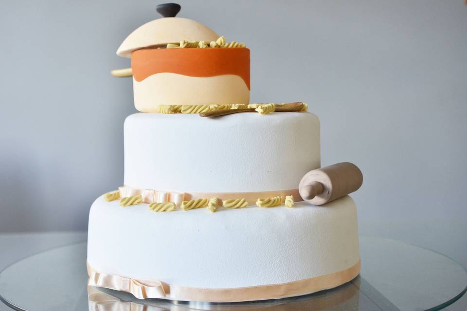 Maquete - bolo de casamento