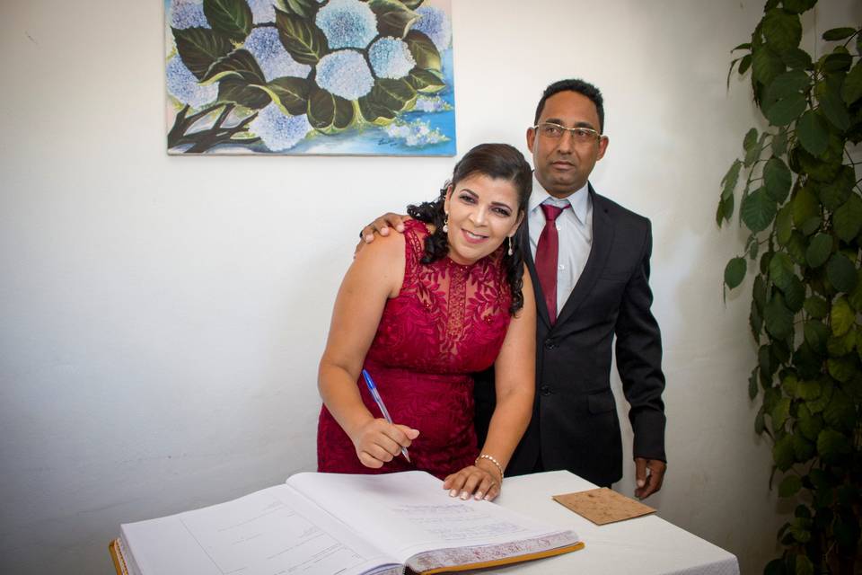 Casamento Arlindo e Euni Civil
