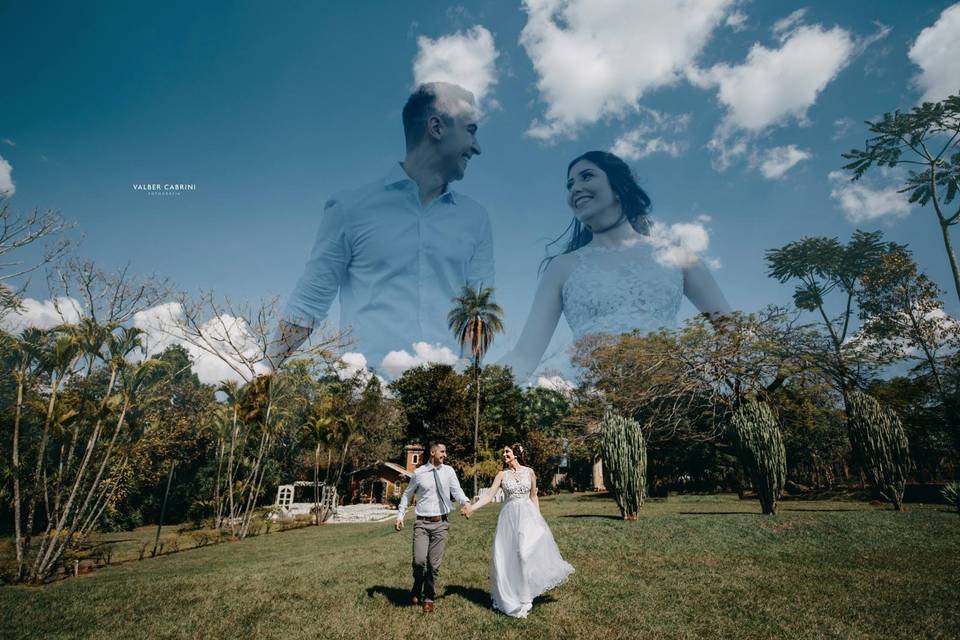 Pós-Wedding ao ar livre