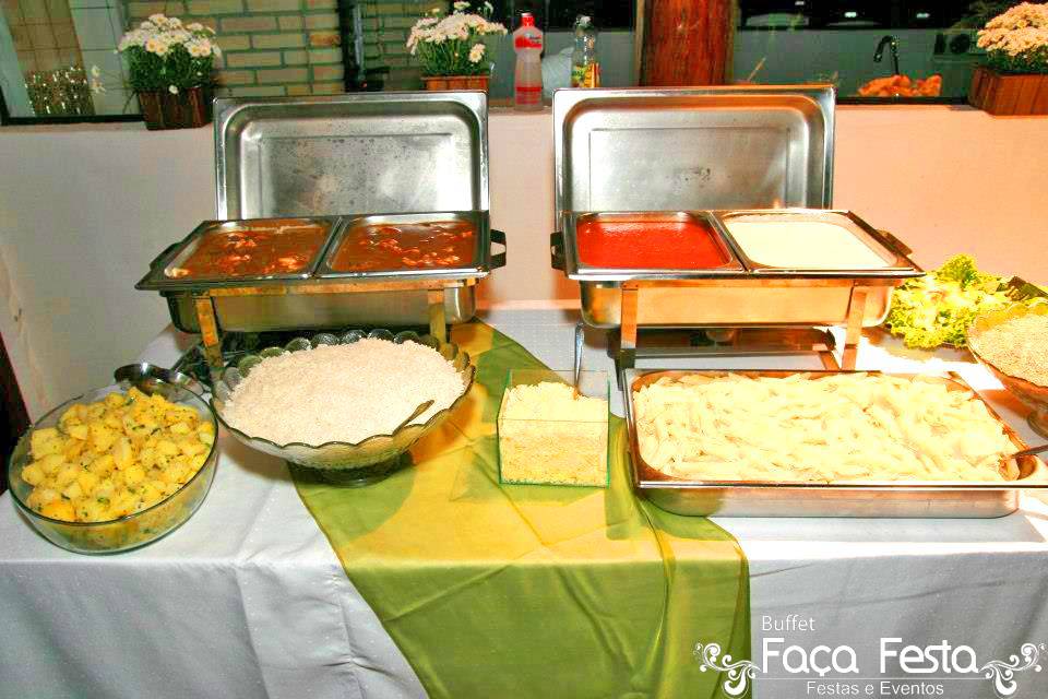 Realização buffet faça festa