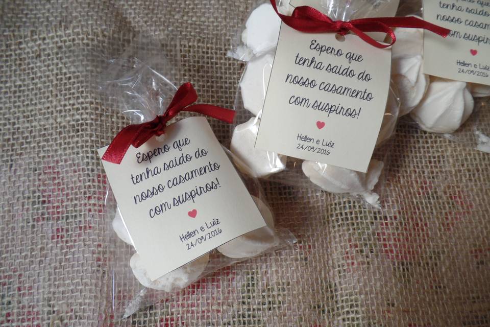 Suspiros no saquinho