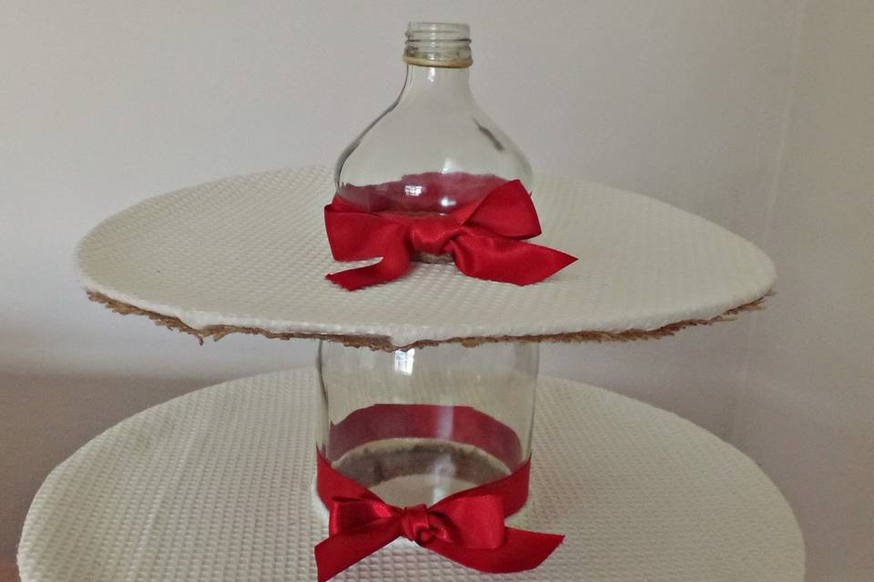 Porta doce de dois andares