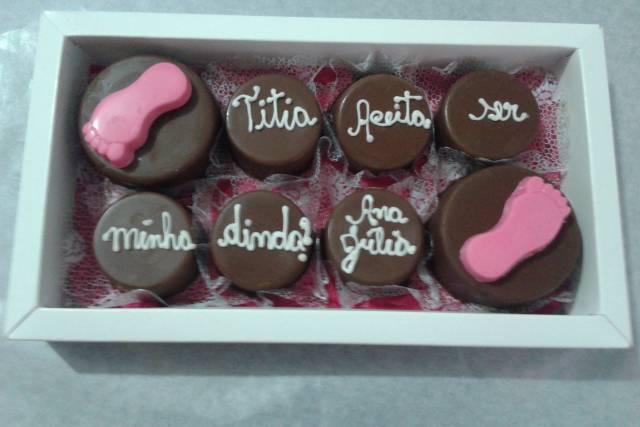 Lembrança convite pão de mel