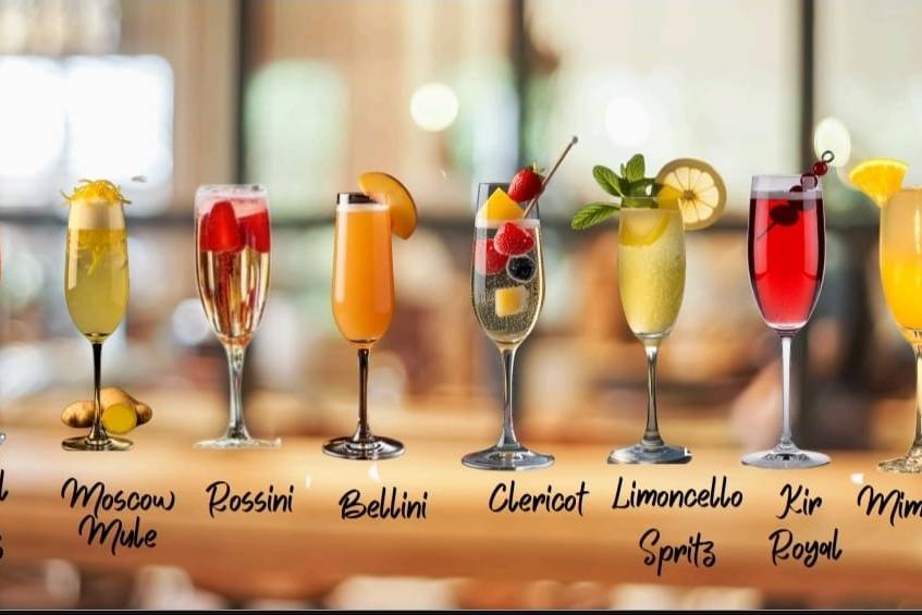 Drinks a base de Espumante