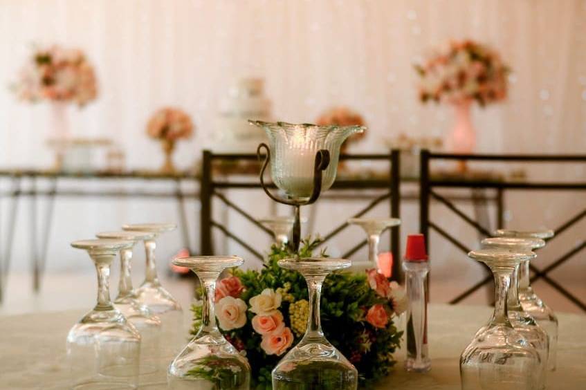 Mesa decorada