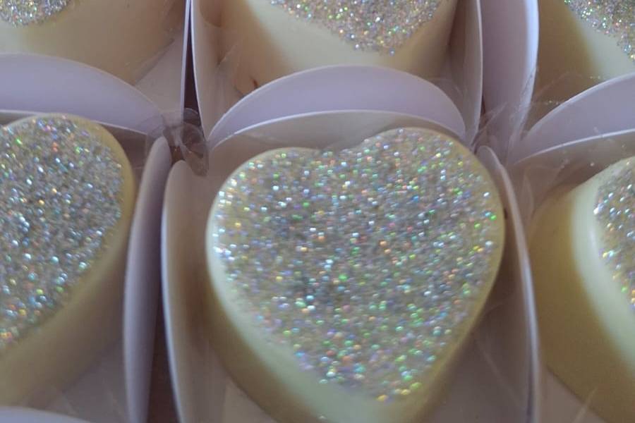 Coração com Glitter