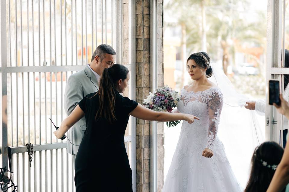 Cerimonia na igreja