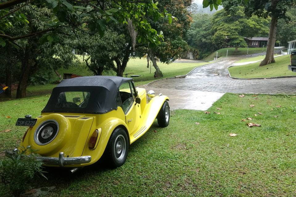 A chuva não impede o evento