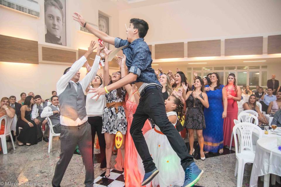 Pegando o buquet