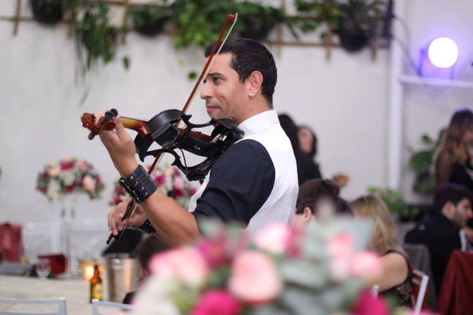 Live Violin na festa