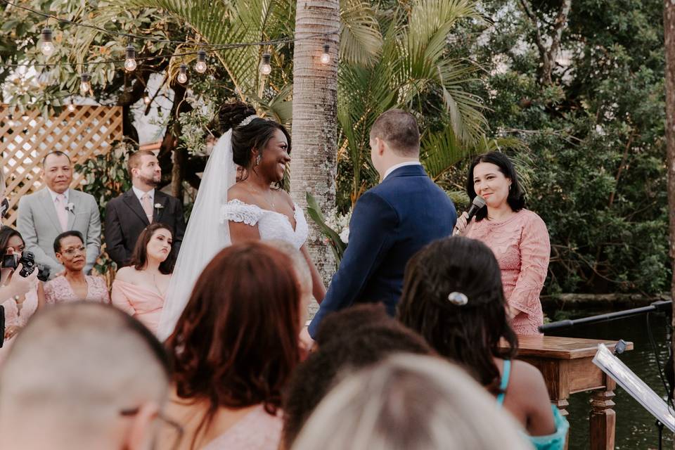 Casamento ao ar livre