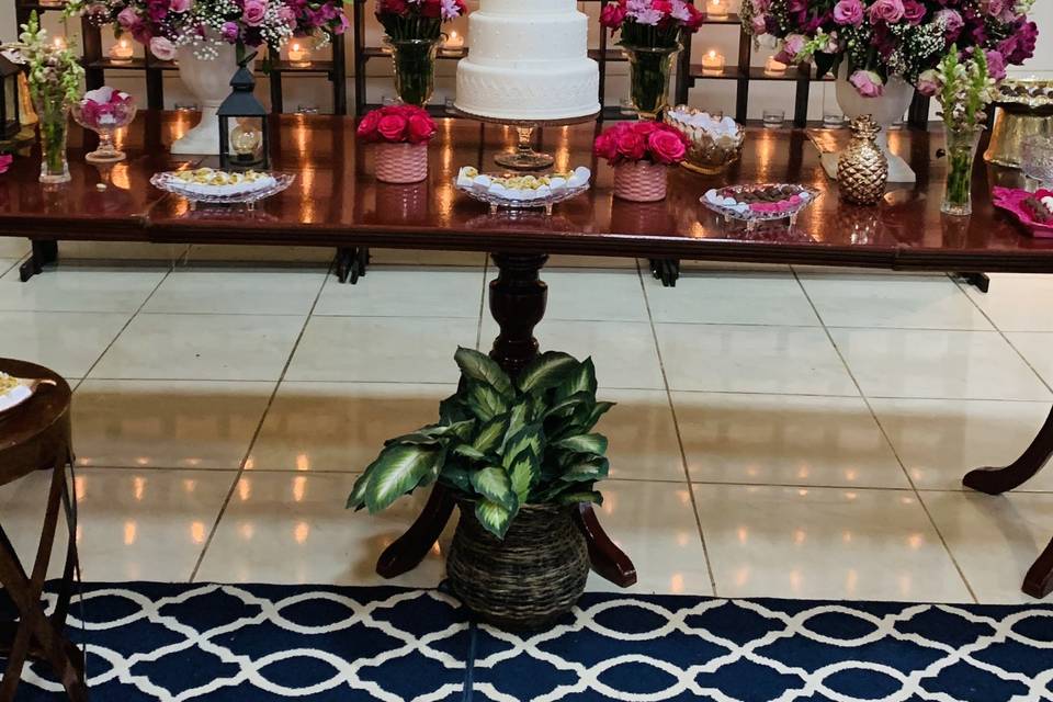 Mesa do bolo