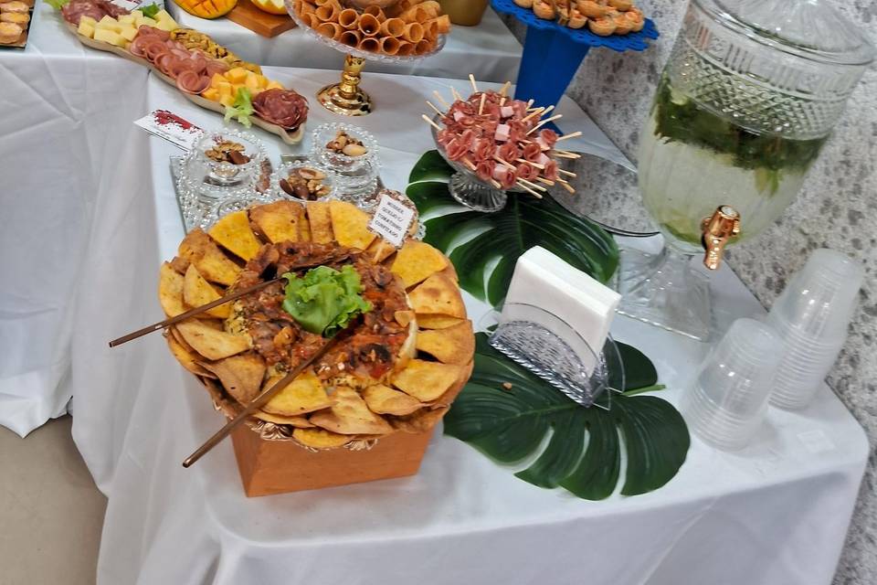 Mesa de degustação