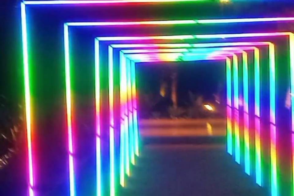 Túnel de led