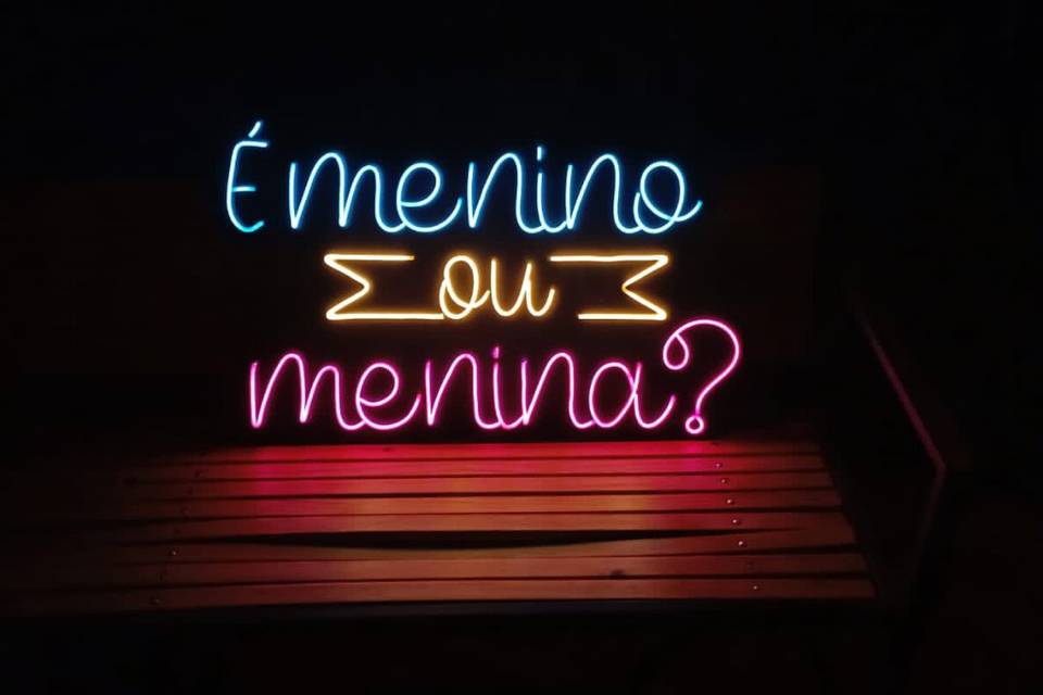 Letreiro neon