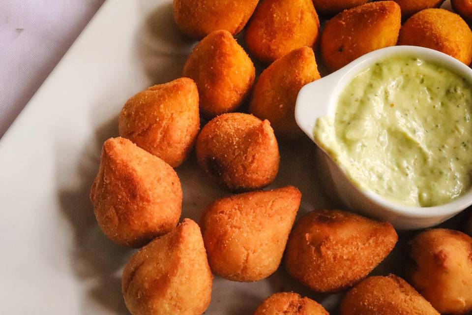 Coxinha com maionese especial